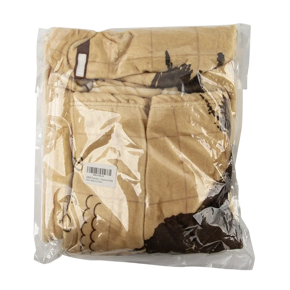 Retro Tan and Brown World Map Throw Blanket 40